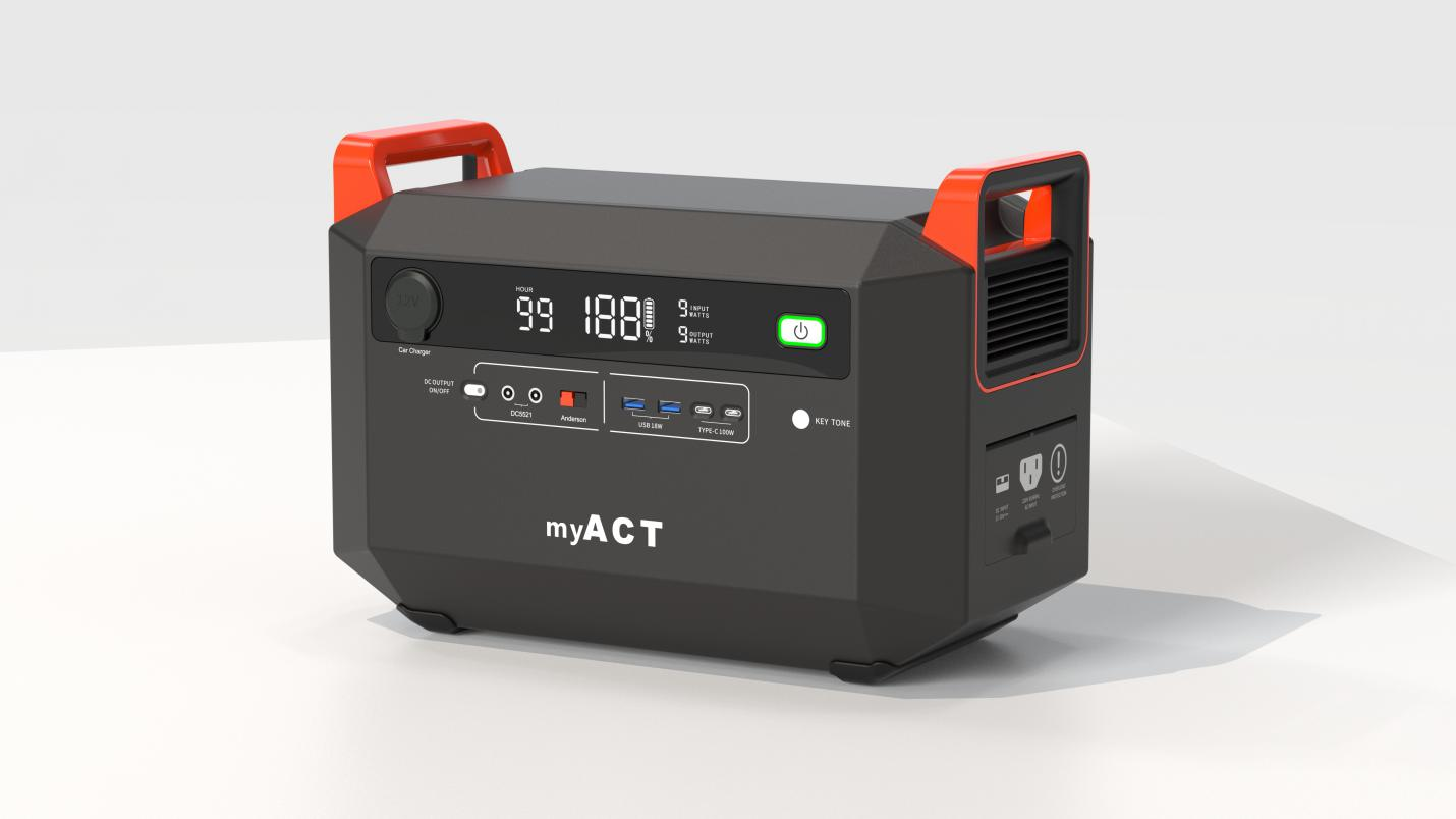 solar-powered charging station